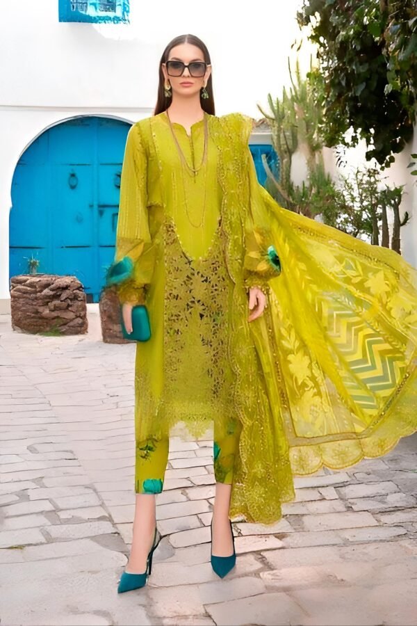 MARIA-B Embroidered 3 Piece Suit