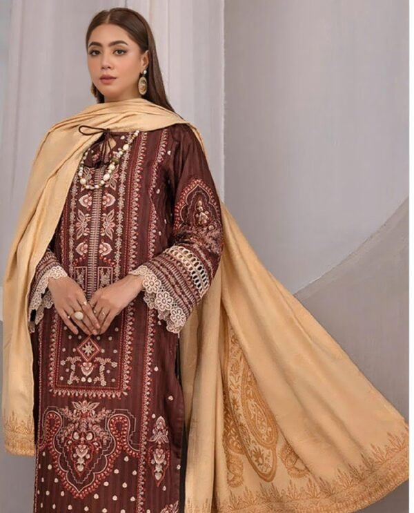 3 Piece Johra Embroided