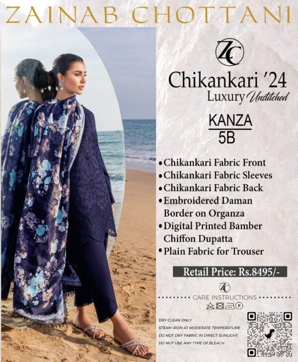 3 Piece Zainab Chottani Chikankari